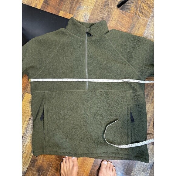 Everlane Olive Teddy Jacket - Picture 8 of 9